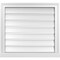 Ekena Millwork Vertical Surface Mount PVC Gable Vent: Functional, w/ 2"W x 2"P Brickmould Sill Frame, 26"W x 24"H GVPVE26X2403SF - alternate 1